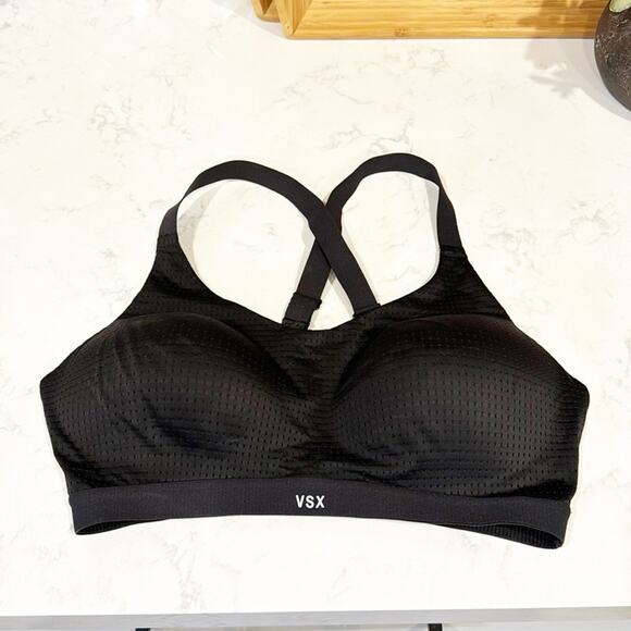 Victorias Secret Sport Sports Bra perforated crisscross adjustable strap 36D - Picture 1 of 5